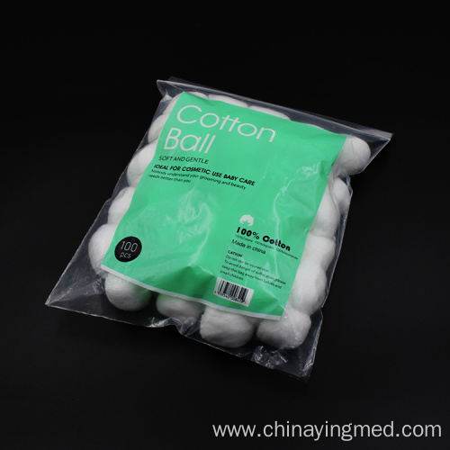 Disposable medical absorbent cotton ball